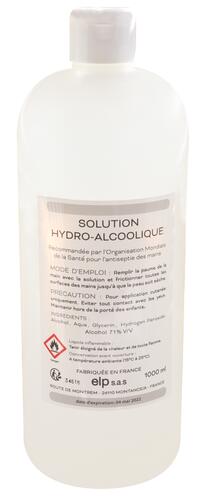 Bidon de 1 litre de solution Hydro-alcoolique