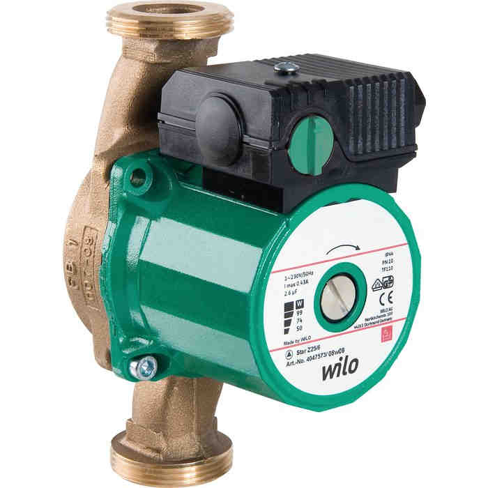 pompe de circulation 25-60/120 mm Pompe 65 l/min Pompe de circulation pour eau chaude Pompe de chauffage 