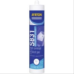 Mastic sanitaire silicone acétique Ayrton S831