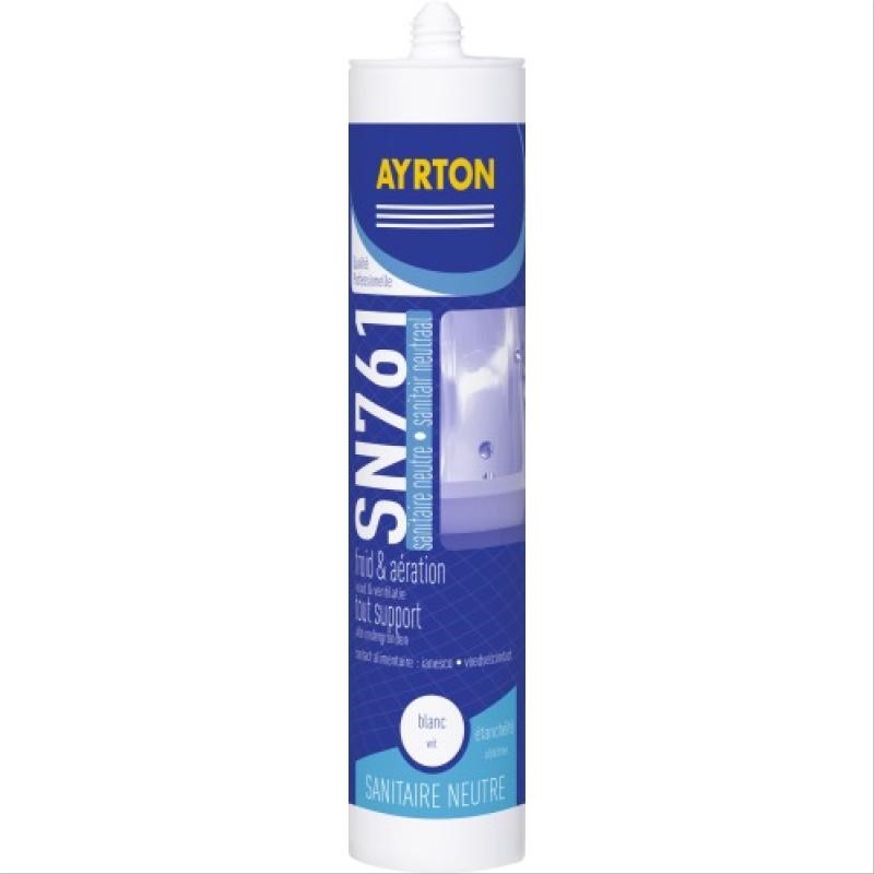 Mastic sanitaire silicone neutre Ayrton SN761