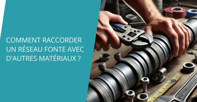 Comment raccorder un réseau fonte avec d'autres matériaux ?
