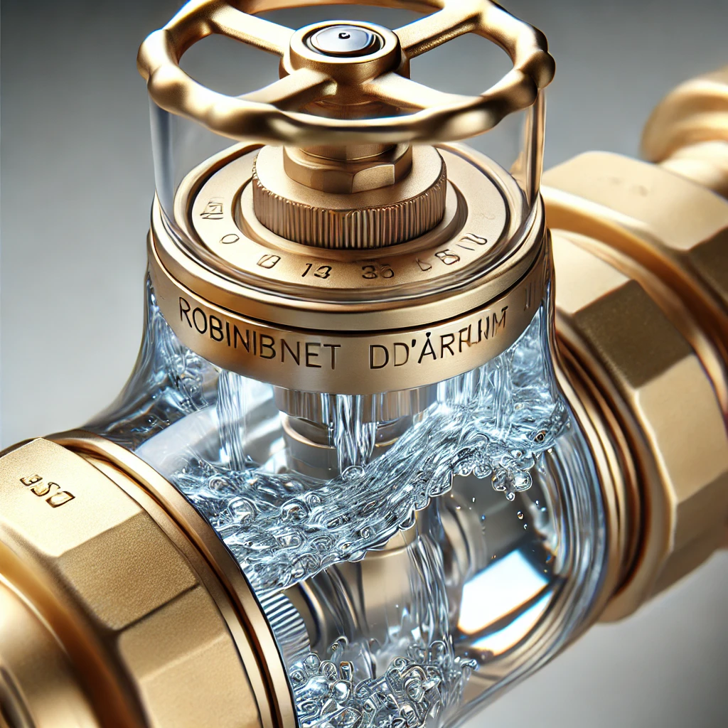 Robinet d'arrêt pour l'eau potable