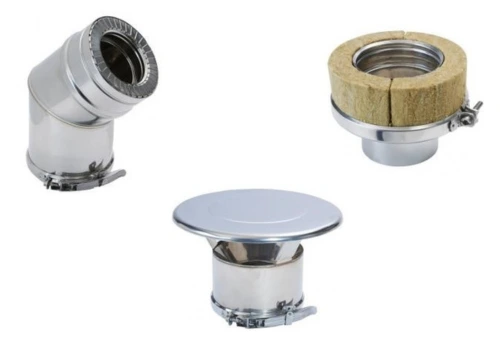 Conduits pellets en inox
