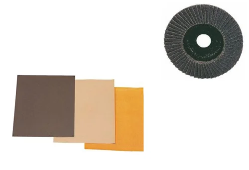 Feuille abrasive et papier de verre