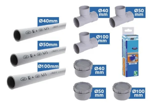 Pack tubes et raccords PVC