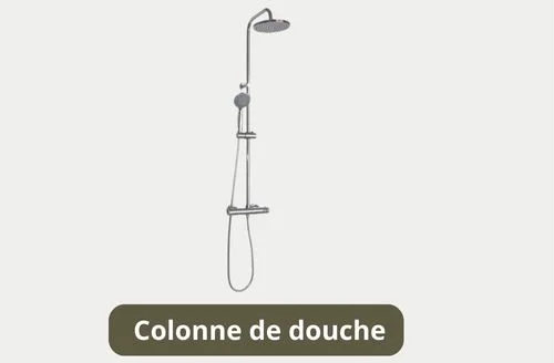 Colonne de douche tendance nature
