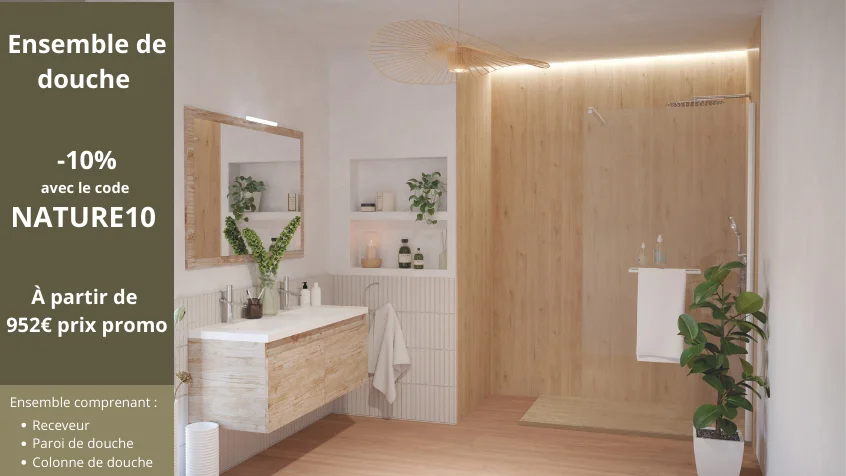 Douche tendance nature