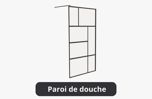 Paroi de douchetendance industrielle