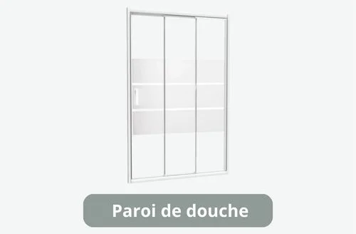 Paroi de douche tendance classique