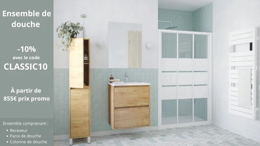 Douche tendance classique