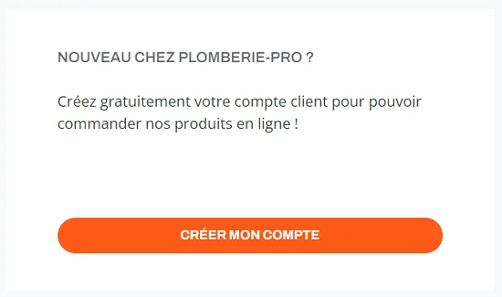 plomberie pro commande