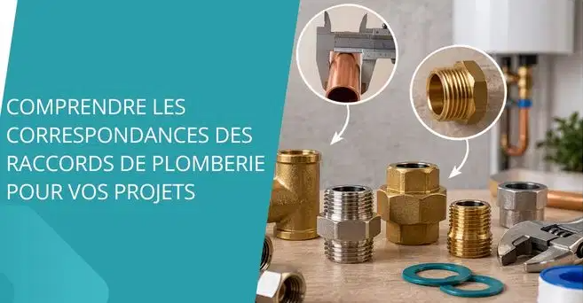 Comprendre les correspondances des raccords de plomberie pour vos projets