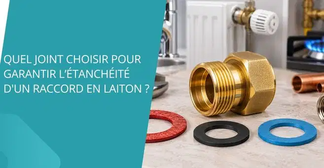 Quel joint choisir pour garantir l’étanchéité d'un raccord en laiton ?