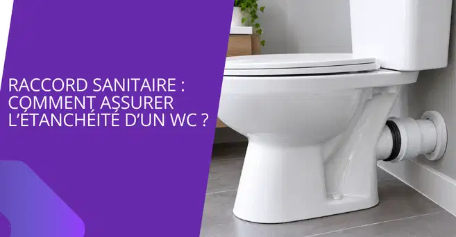 Raccord sanitaire : comment assurer l’étanchéité d’un WC ?